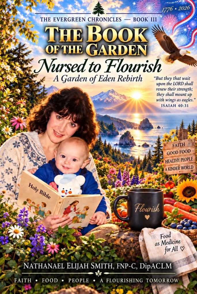 The Book of the Garden: Nursed to Flourish cover, The EVERgreen Chronicles Book III